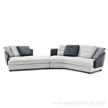 nordic style 7 seater leisure corner sofas